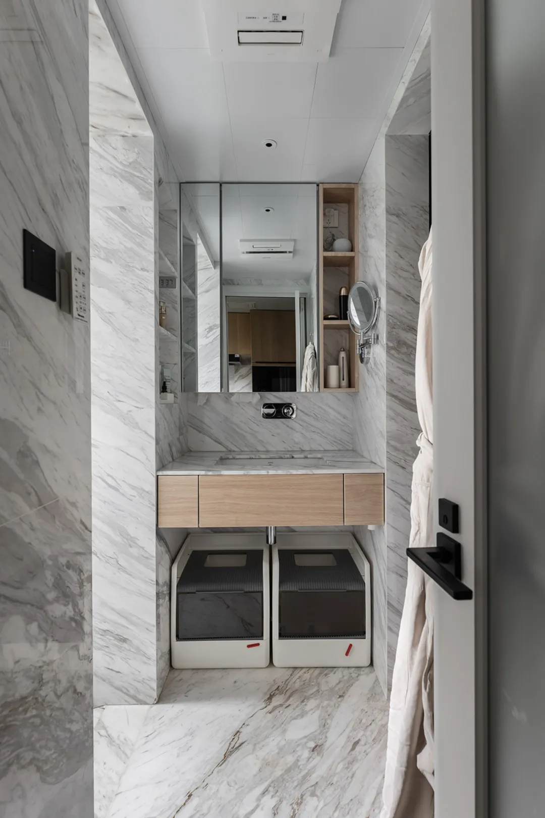 90后小姐姐改造58㎡小户型,全屋智能家居,打造一人一猫小天地