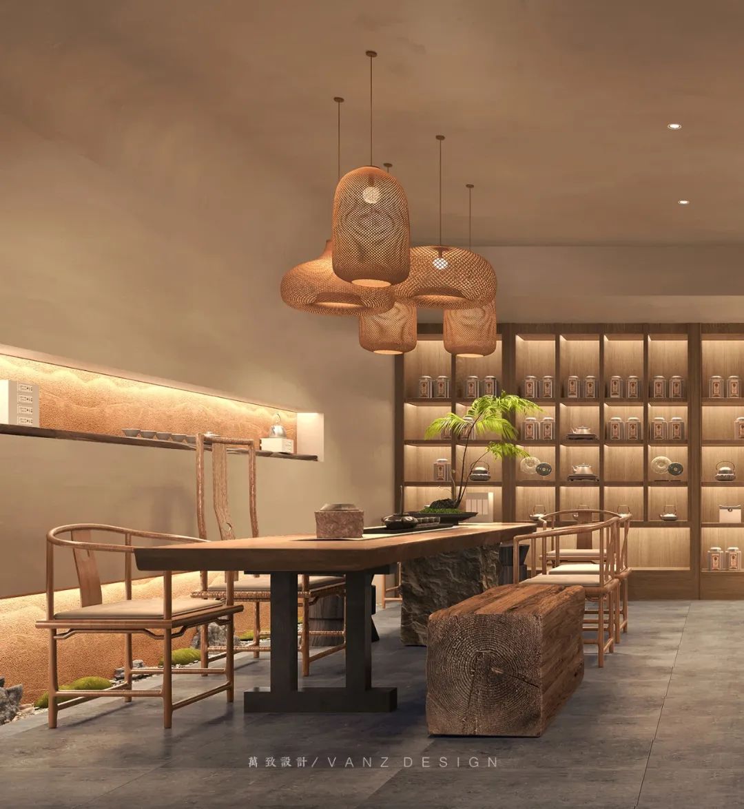 80平私人茶室设计,爱茶者心之所向