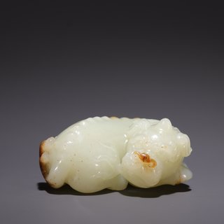 和田玉籽料|旧藏·和田玉籽料祥瑞把件