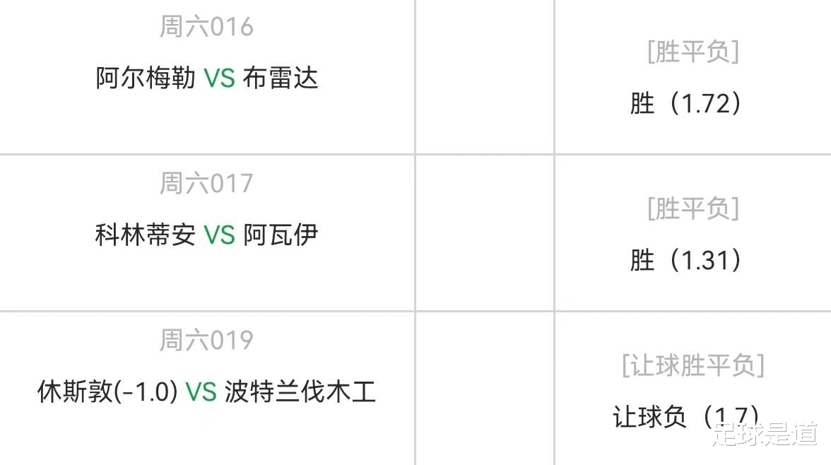 亚冠|4.16周六精选高赔比赛：阿尔梅勒城vs布雷达+休斯顿vs波特兰