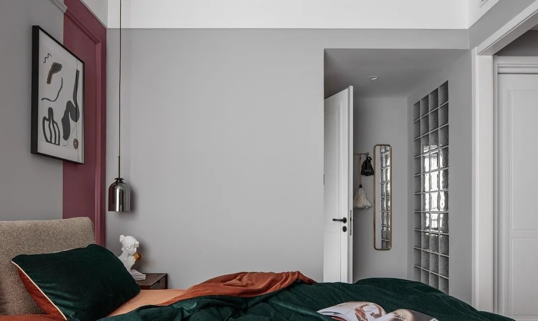 玻璃砖、复古摩登:这个120m2北欧混搭风,收纳翻番还开阔明亮!