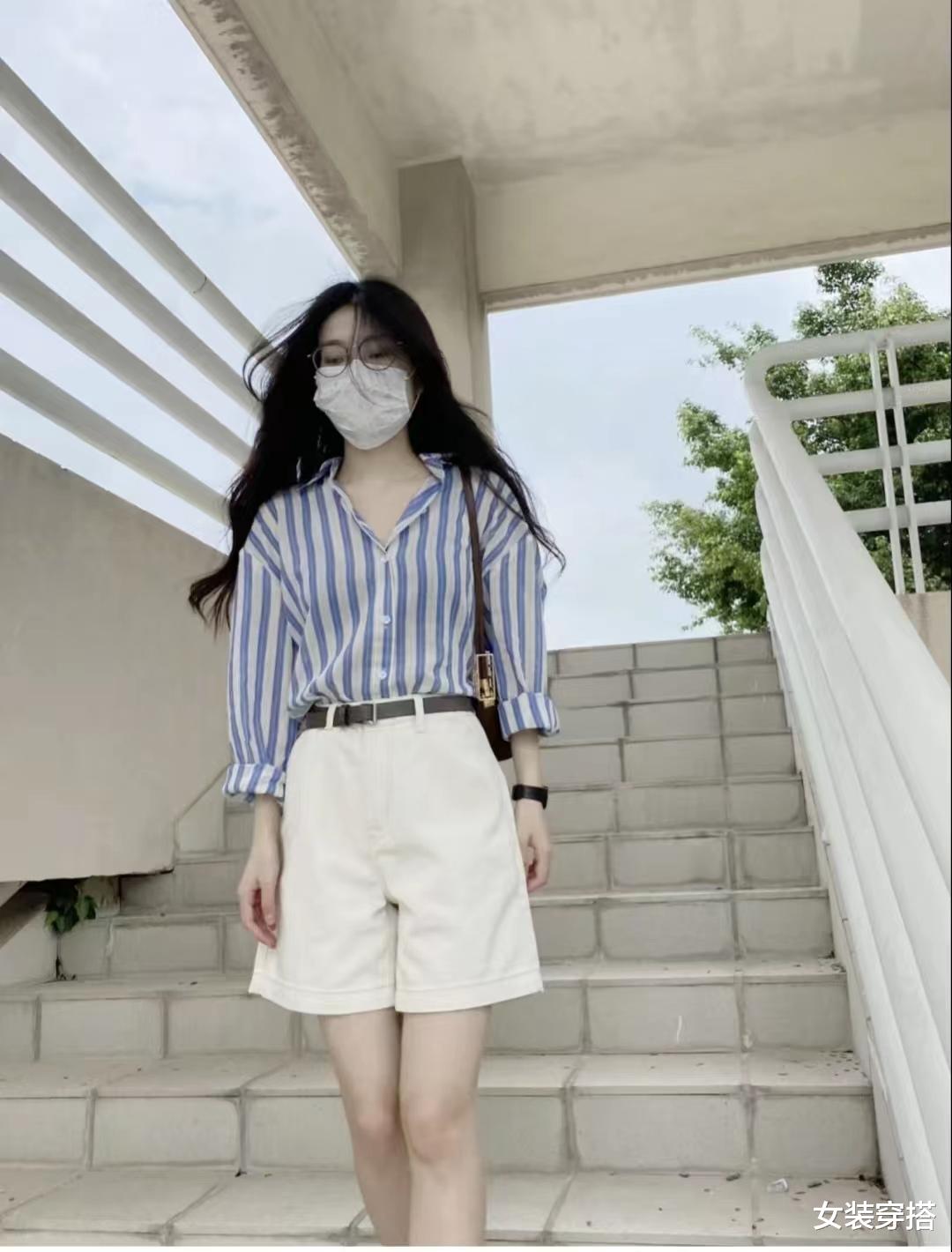 衬衫加短裤怎样搭配好看