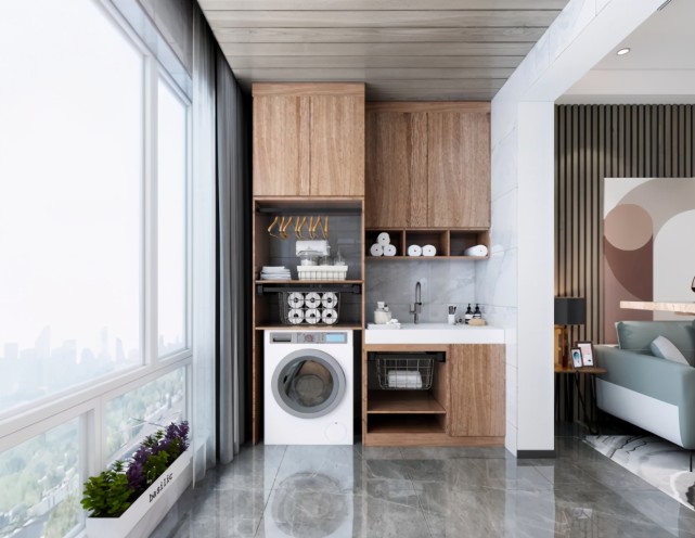 别吵了!阳台这么装,晾衣、休闲两不误,1㎡也不会浪费