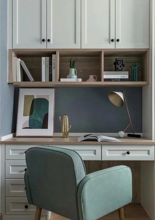 卧室和书房的一体式设计,超强的实用性,不仅颜值高,空间利用强