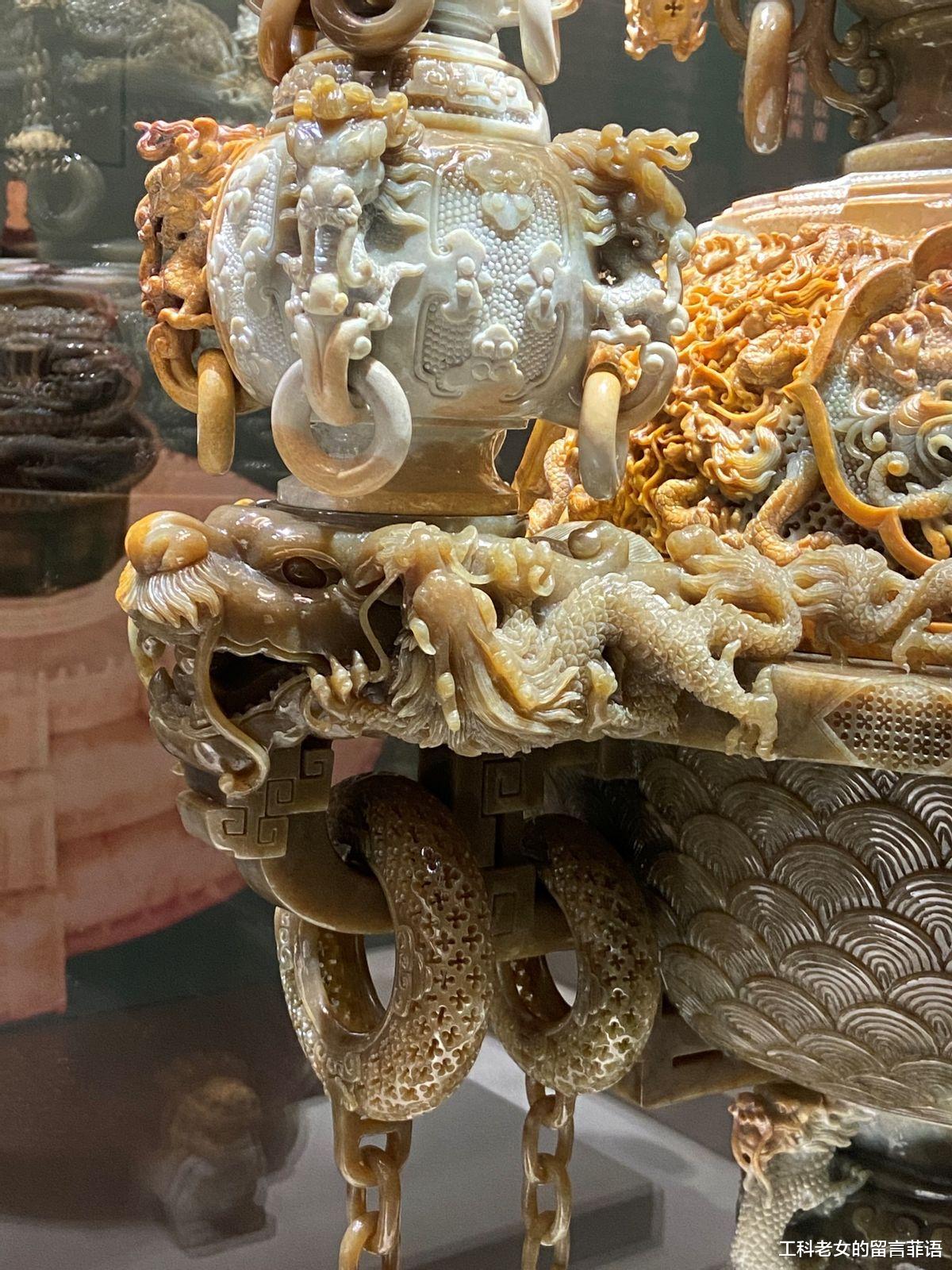 雕刻|辽博非遗雕刻：极尽繁复，岫玉雕刻