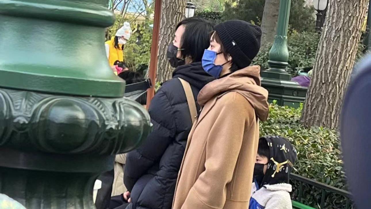 孙俪|孙俪携儿女游迪士尼，被曝豪掷33万办会员，11岁儿子高颜值似邓超