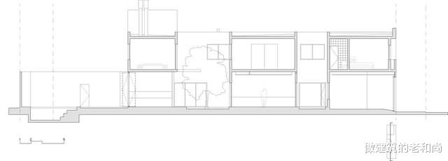 阿根廷狭长型住宅:三个庭院串联内部空间,构筑惬意的家居空间