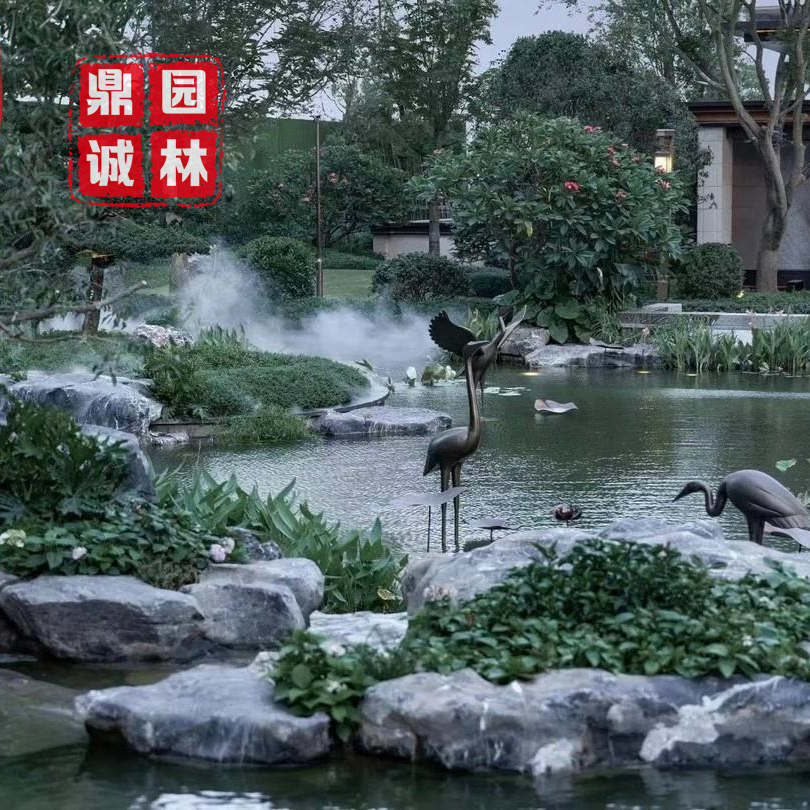 房价|黑山石水钵人工造景观赏石，黑山石庭院点缀摆放风景石