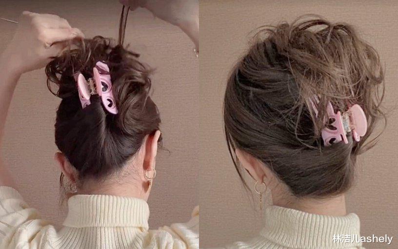赵露思 鲨鱼夹怎么夹还得看女明星，赵露思氛围感满满，宋妍霏打造出高颅顶