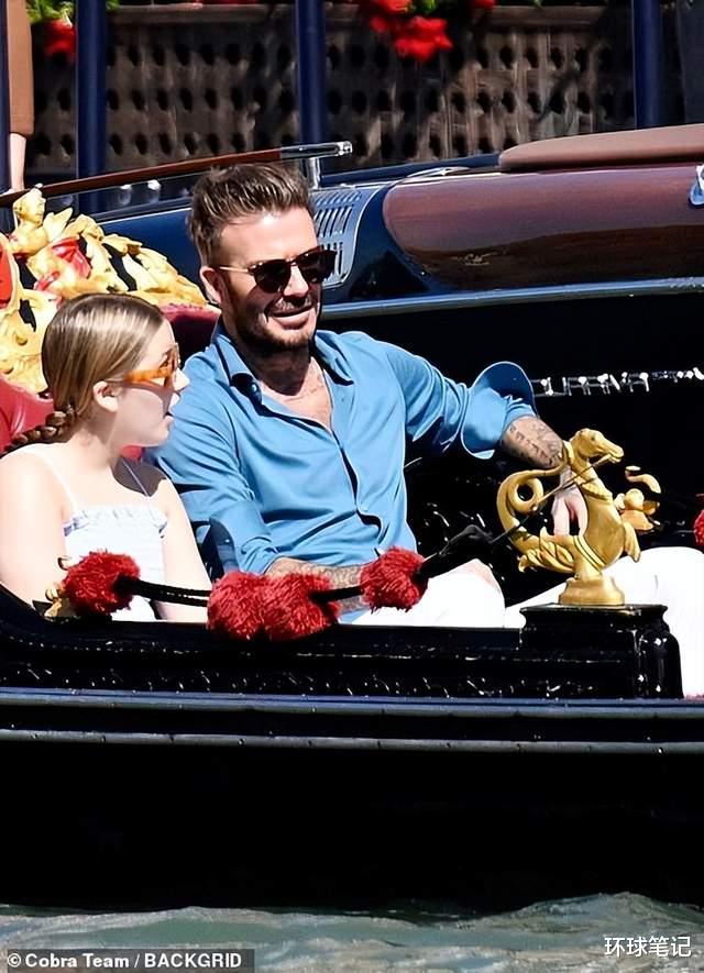 哈珀·贝克汉姆|贝克汉姆到威尼斯,10岁小七白白胖胖惹人爱,跟老妈反差大