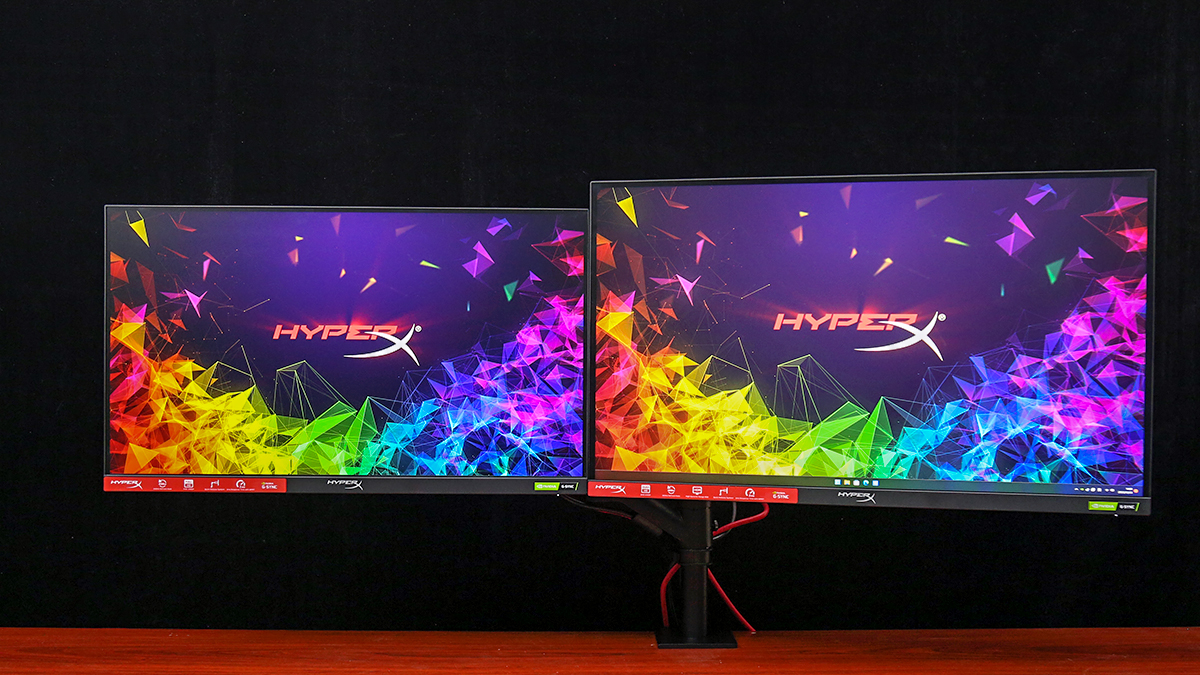 极度未知(HyperX) Armada星舰系列电竞显示器评测:独立支架臂