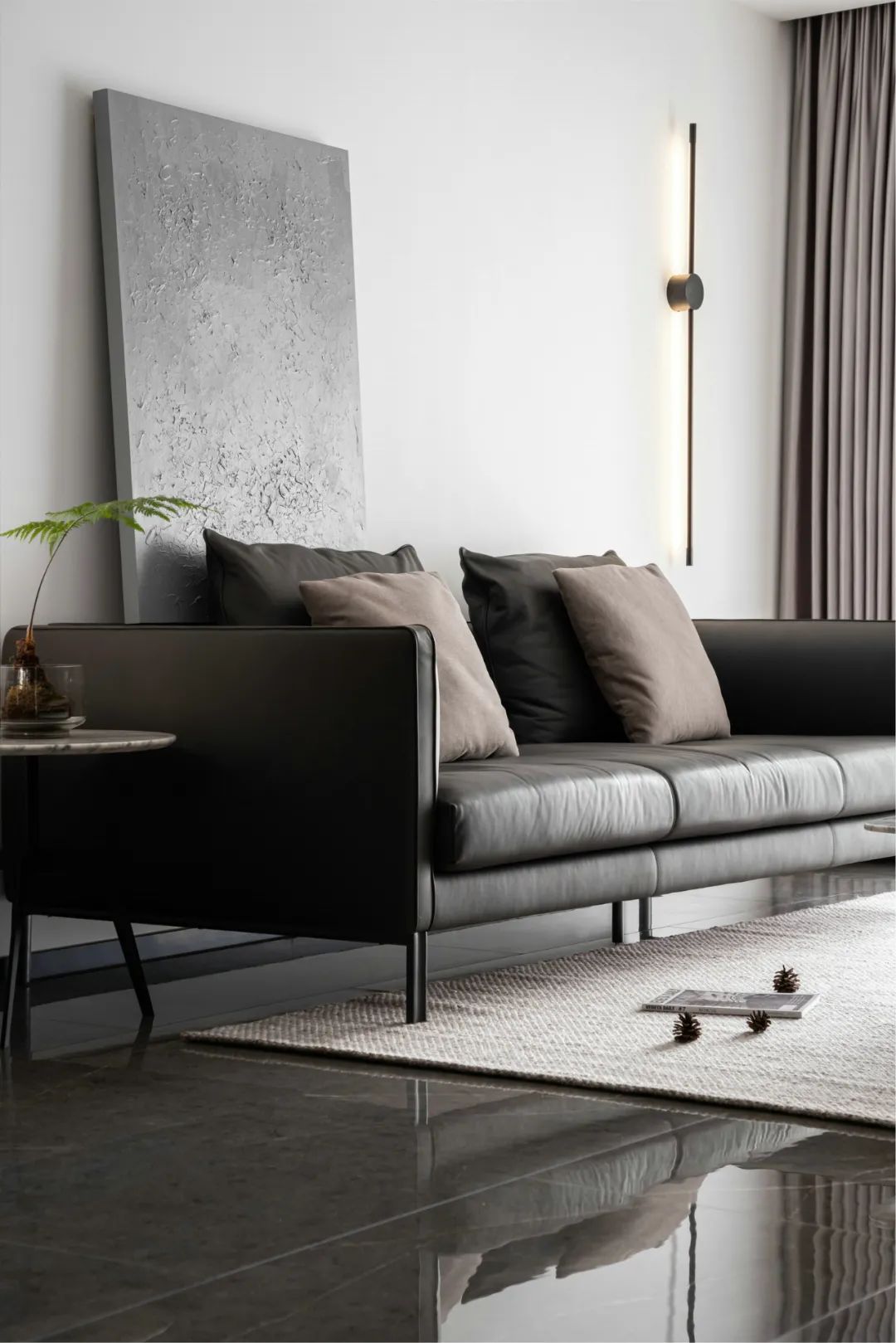 整装案例丨133㎡细节控之家,6m+超长储物电视柜,收纳MAX!