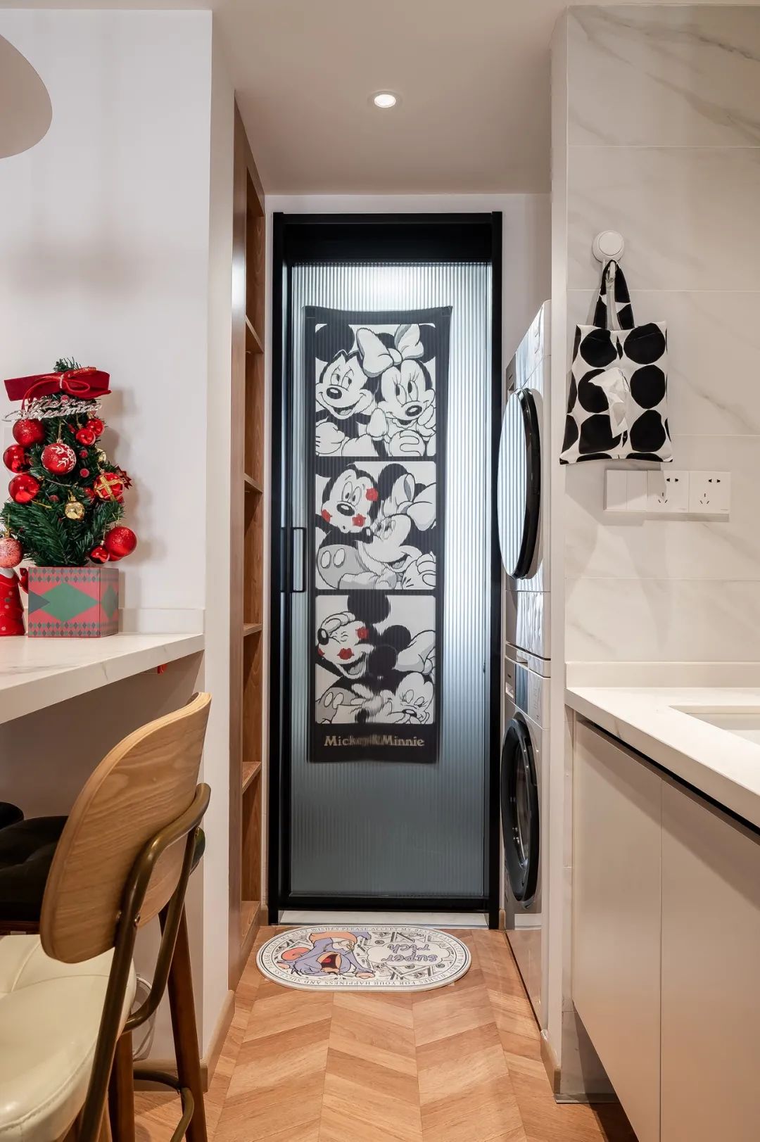 80㎡两室暗厅蜕变，三口之家