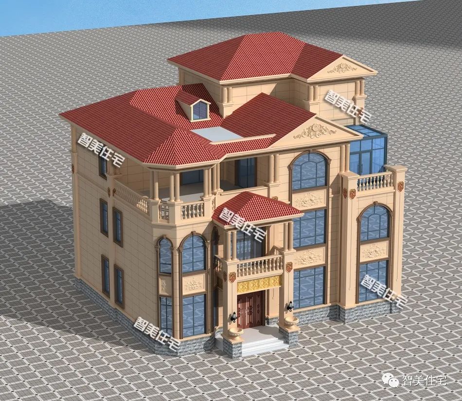 豪宅|这栋豪宅有12间卧室，室外还有玻璃房，观景凉亭看起来也很不错