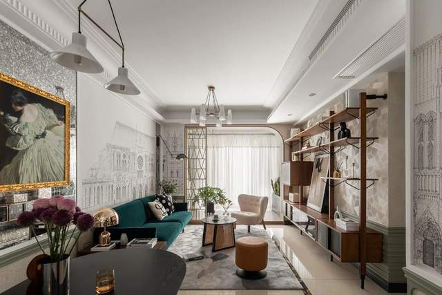 90平古典三居室,轻熟风的电影场景应运而生