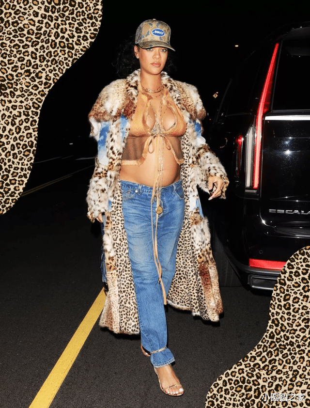 蕾哈娜|蕾哈娜孕肚出街超时髦！富婆买房毫不手软两栋别墅和自己做邻居