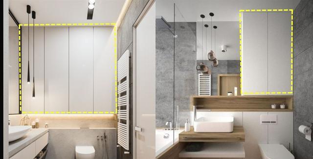 装浴缸,我真心建议:靠墙装一组收纳柜,卫生间储物也能翻一番