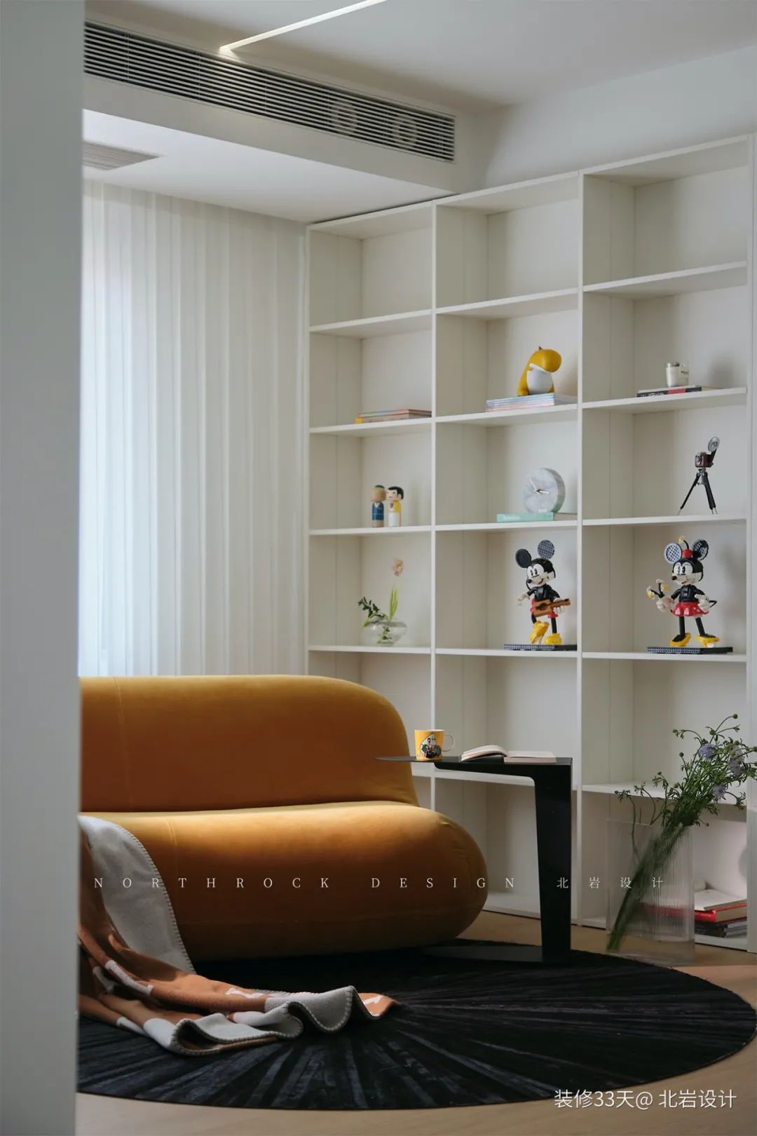 装修设计:120平老房改造现代高级质感四居