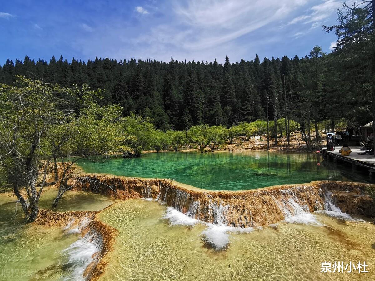 乡村旅游|鬼斧神工的自然奇景,黄龙,真正的“人间瑶池”