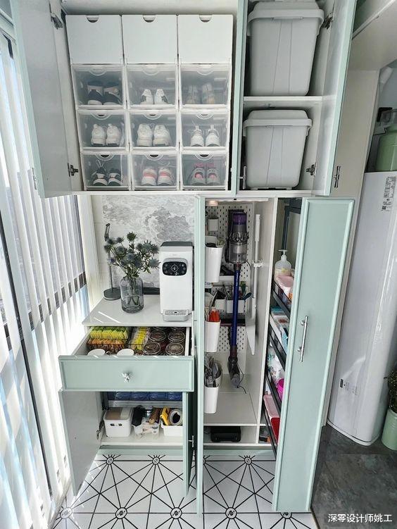 家再小也要腾出家政柜,参考这6处,哪怕面积不大,实用性却不小