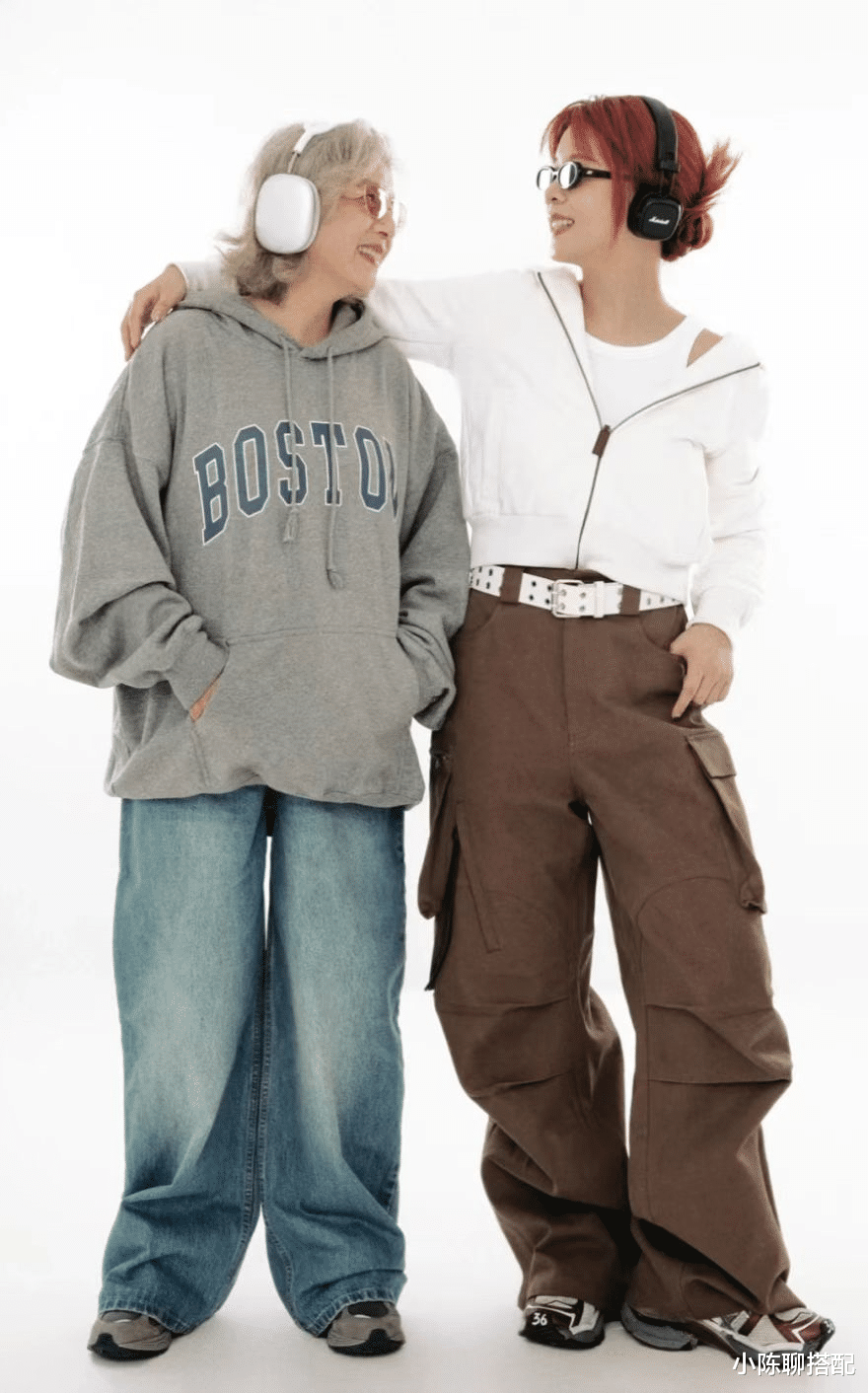 被90岁素人奶奶惊艳到,带头花做美甲穿裙子,我老了也要这么穿!