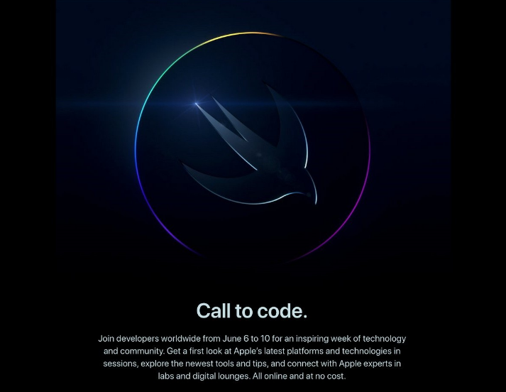 WWDC|Apple 的 WWDC 将于 6 月 6 日至 6 月 10 日举行