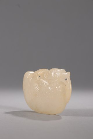 和田玉籽料|清代-和田玉籽料鹌鹑雕件