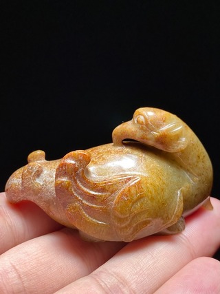 和田玉籽料|明以前 和田玉籽料 凤鸟