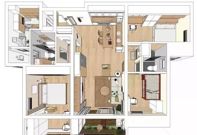 110平三房,全屋装修漂亮极了,一进门鞋柜太实用