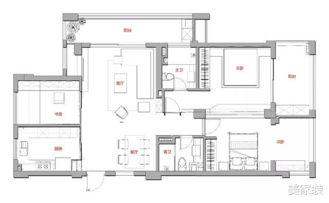 全屋都是大白墙,没有做造型,却成为了小区“最高级”的家!