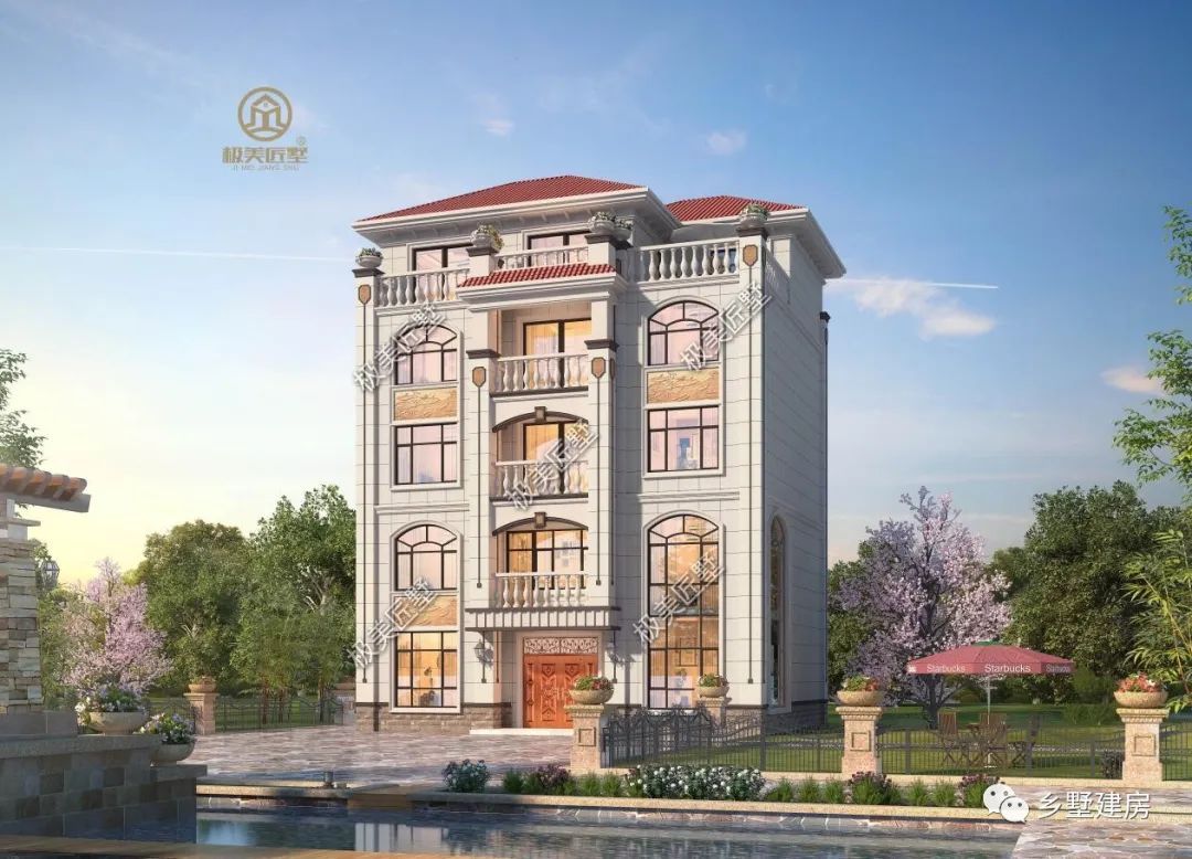 五款五层自建房别墅设计,满满设计感,满足大家庭的居住需要