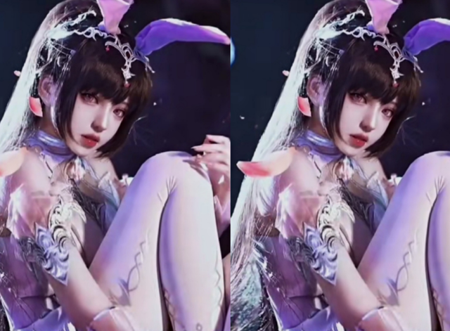 朱竹清|斗罗美女cos来袭，千仞雪大气，朱竹清犹如复刻，谁才是女神？