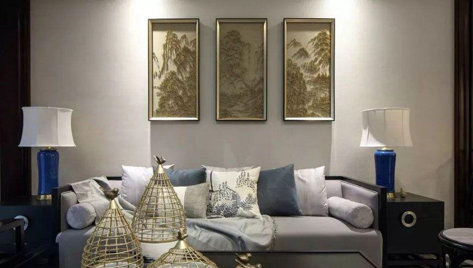 129㎡轻奢新中式样板间,售楼员说没40万装不下来,当真这么贵?