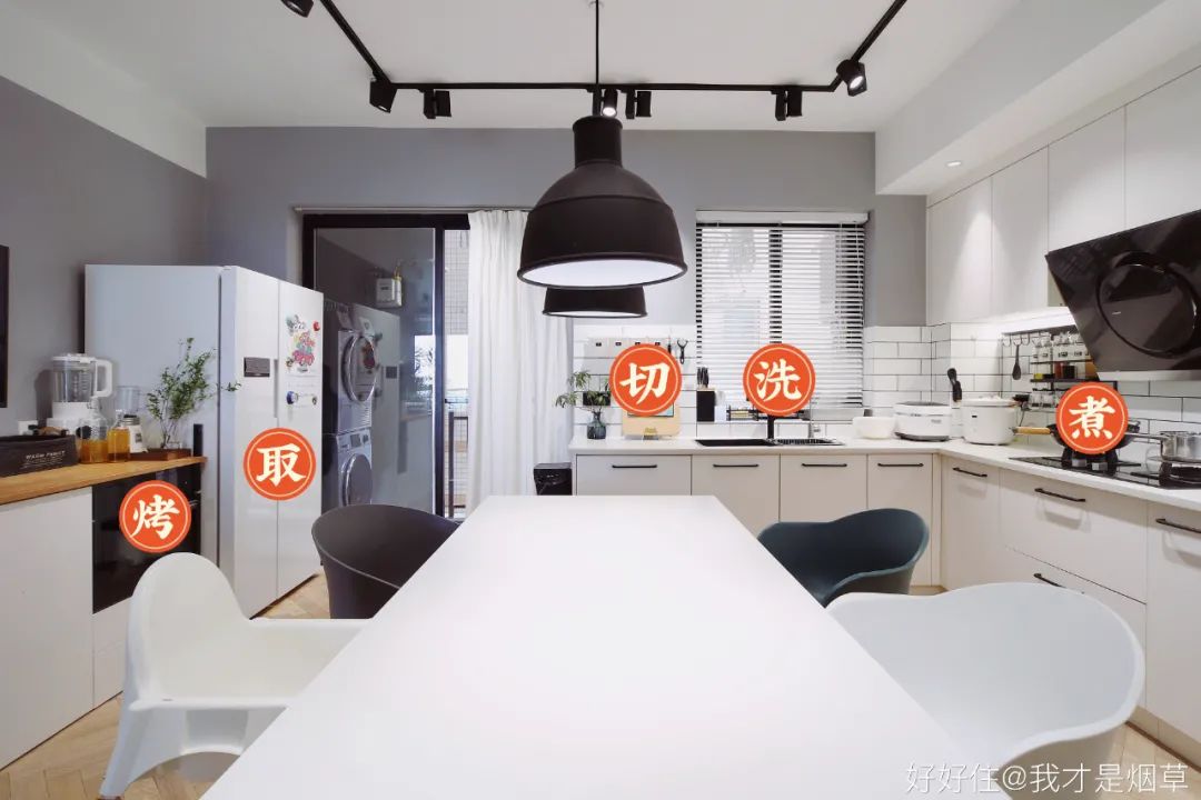 入住3年,厨房零杂乱?他家经验,可以照搬