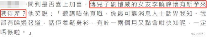 李晓峰|曝李晓峰怀孕来港待产!刘丹回应疑似好事将近,小糯米态度成关键