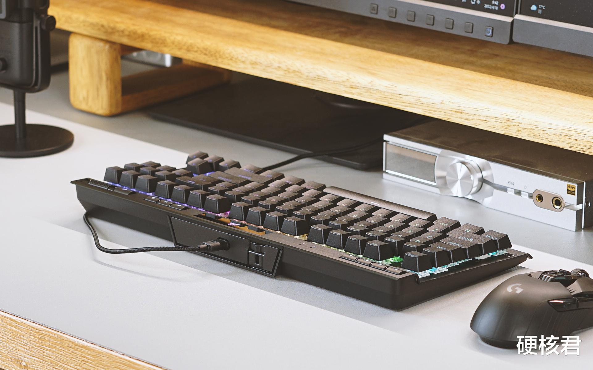 机械键盘|光轴TKL拔剑出鞘,美商海盗船K70 RGB TKL游戏机械键盘测评!