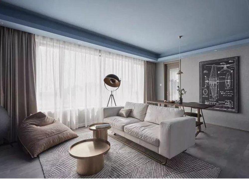 108平米现代风三居室，风格自然简约又照顾到各个细节