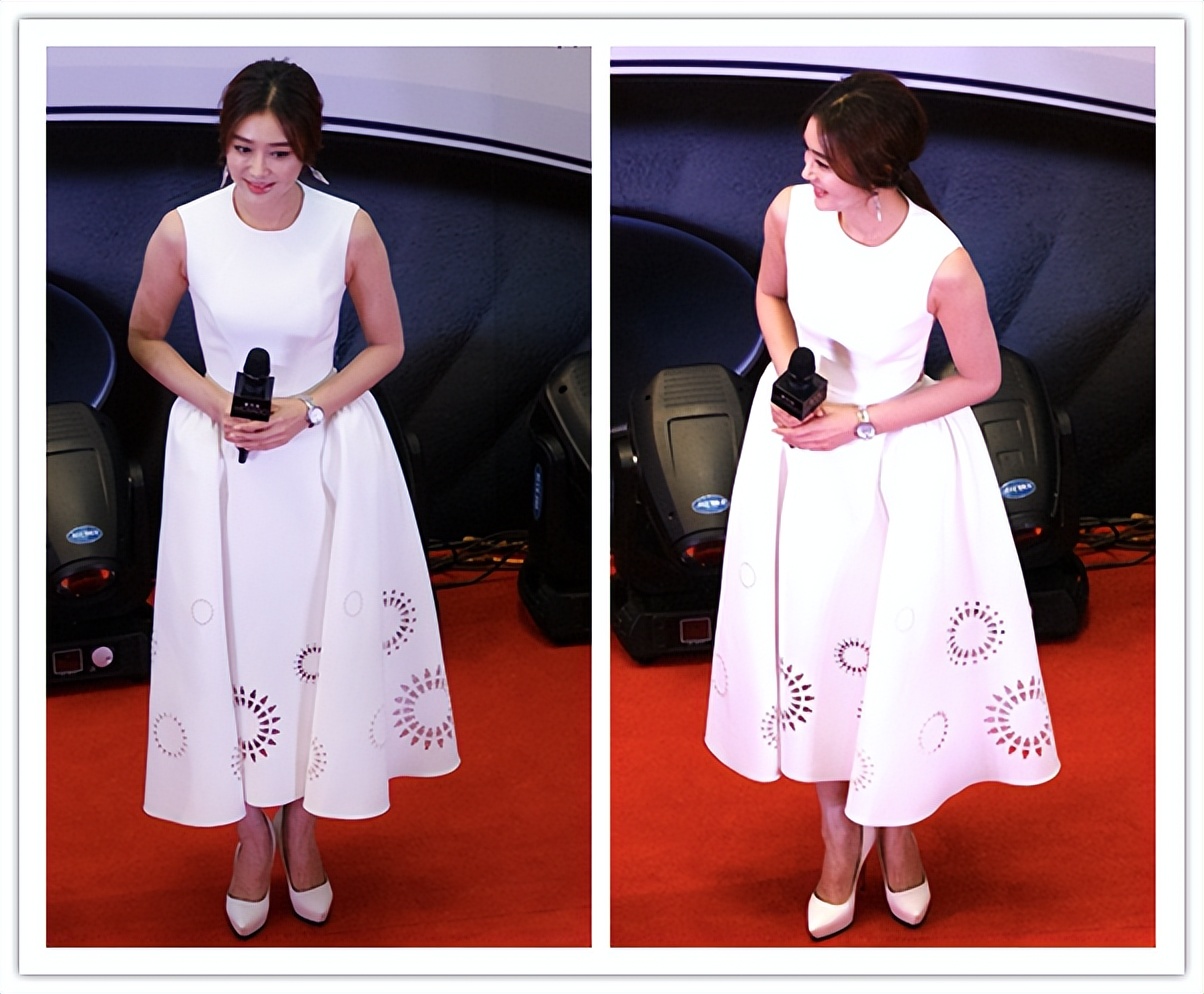 秦岚|秦岚的穿搭太年轻了，花里胡哨的裙子也敢穿，看着好年轻啊