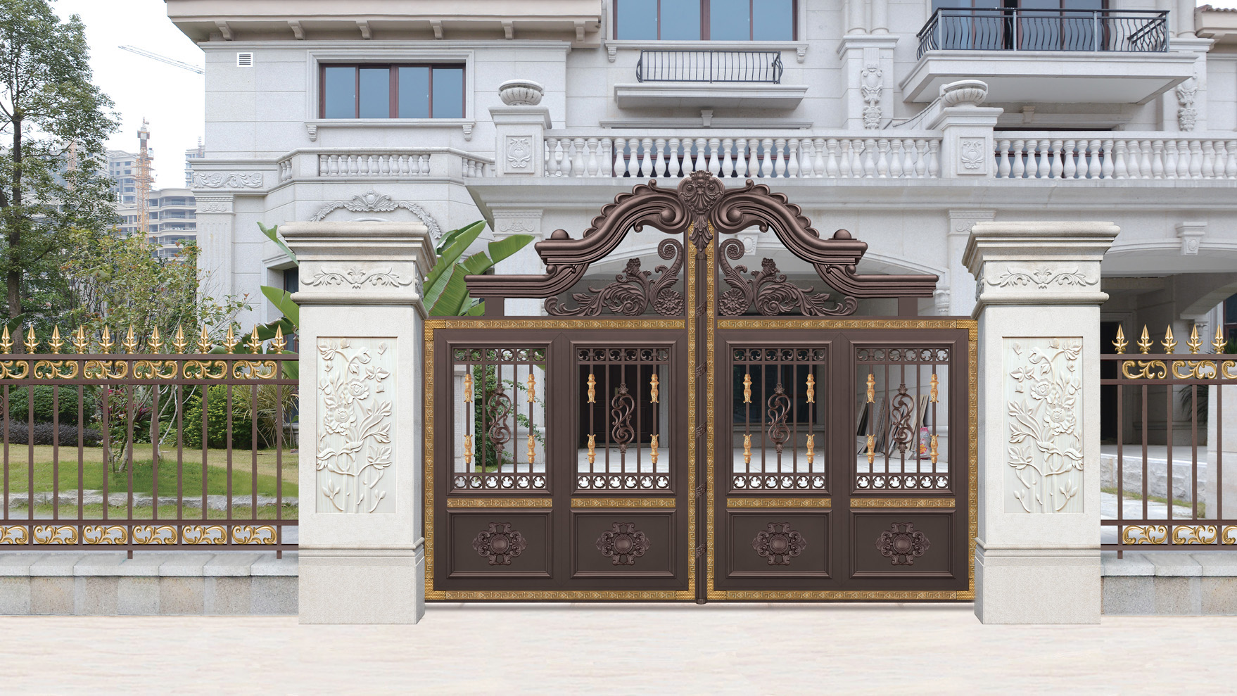 购房置业|铝艺别墅大门定制需要注意哪些问题呢?