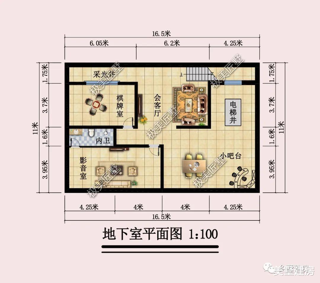 厨房另设偏房的设计,不影响整体布局,干净又卫生