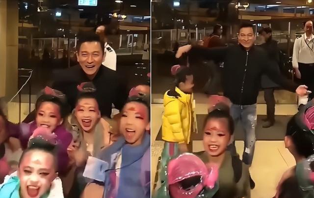 刘德华|刘德华为新剧下乡村取景，绅士地挥手同村民打招呼，举止淡定从容