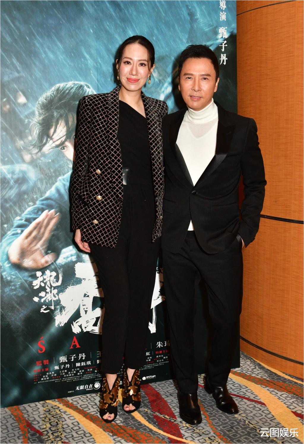 甄子丹|甄子丹版《天龙八部》首映！港圈大佬云集，汪圆圆百亿公婆罕露面