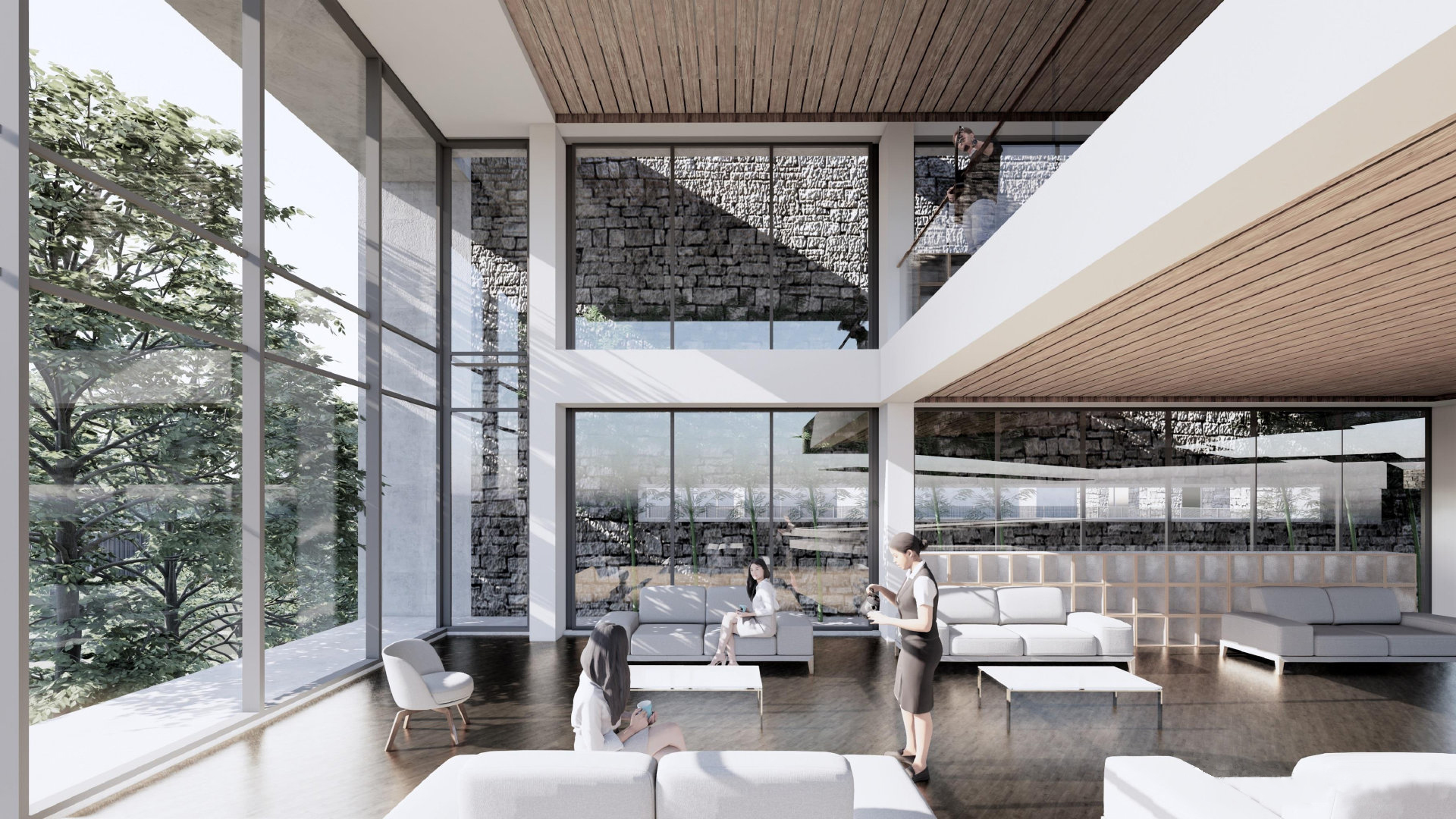 「亮眼设计」安吉五峰山运动村松月半岛酒店效果图