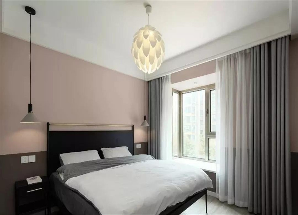 108㎡北欧三居,软装布艺中加入淡绿色变得清新活力起来了