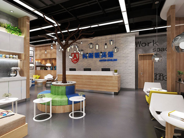 730平方中型办公室装修设计案例