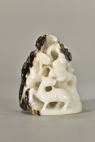 和田玉籽料|和田玉籽料福禄 炉顶