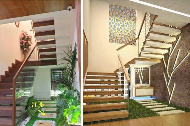 倘若家里没有院子，我就打造室内景观！楼梯下做鱼池，赏心悦目
