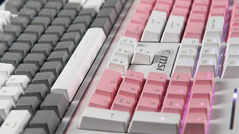 Pixel|微星GK50Z Pixel机械键盘图赏