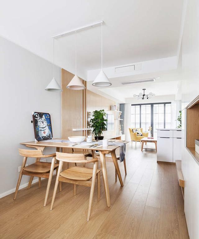 闺蜜新房完工,原先说不会装修结果完工惊艳众人,原木风太美了