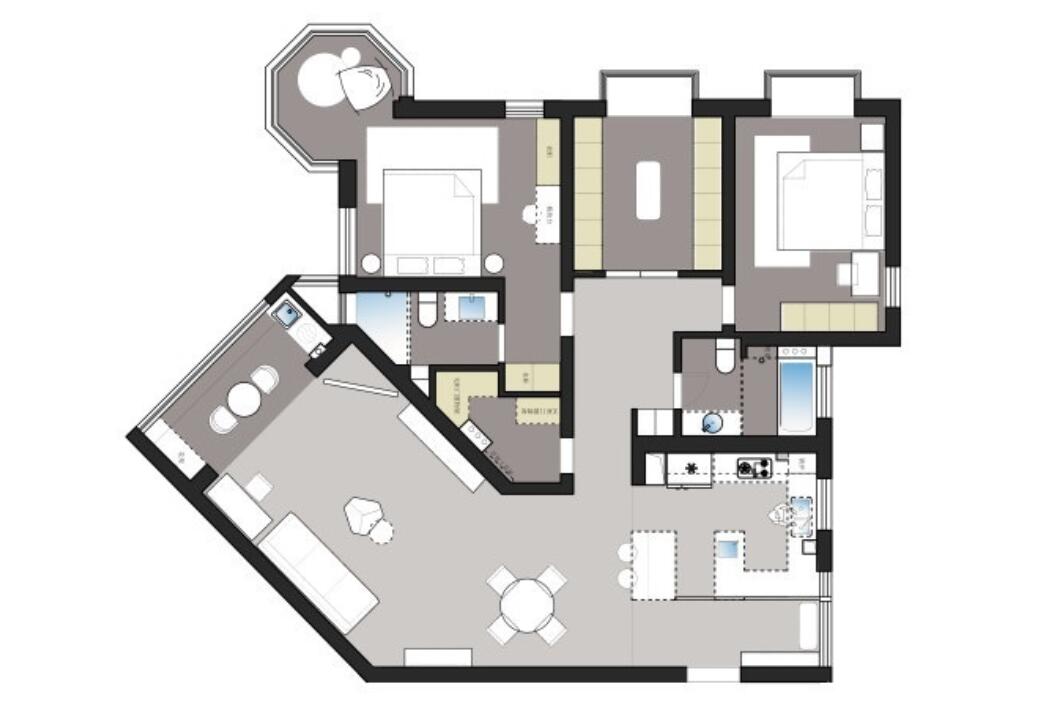 90后的她,靠父母买下160㎡大宅,改造后,骨子里都透着优雅